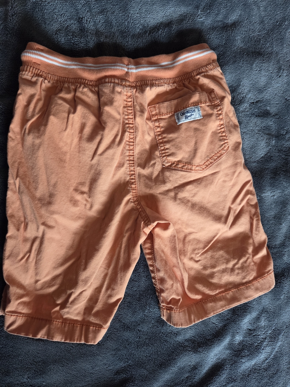 ☀️ 3/$15 Kid's Orange Casual Drawstring Shorts - Picture 6 of 7